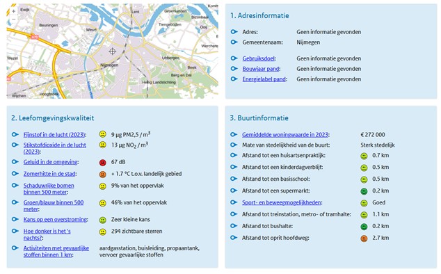 Screenshot Atlas Leefomgeving